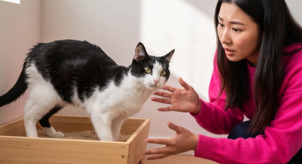 Kat met blaasproblemen